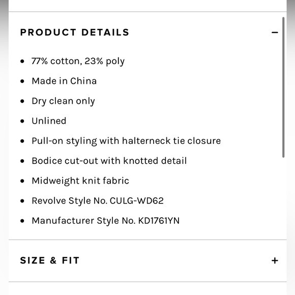 💚Cult Gaia💚Olive Green Midi Dress - Picture 3 of 4